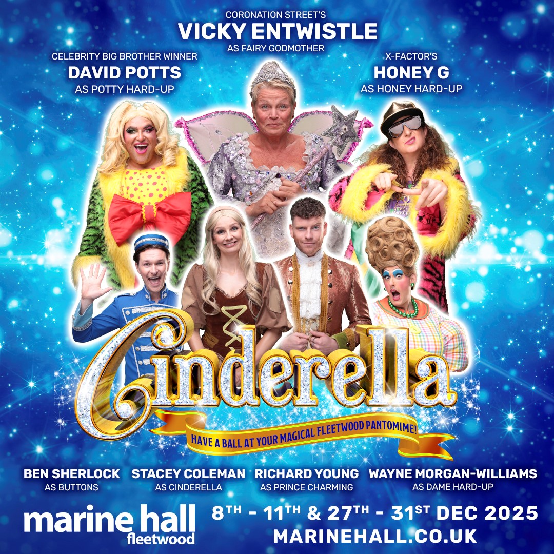 Cinderella 2025 starring David Potts, Honey G and Vicky Entwistle.