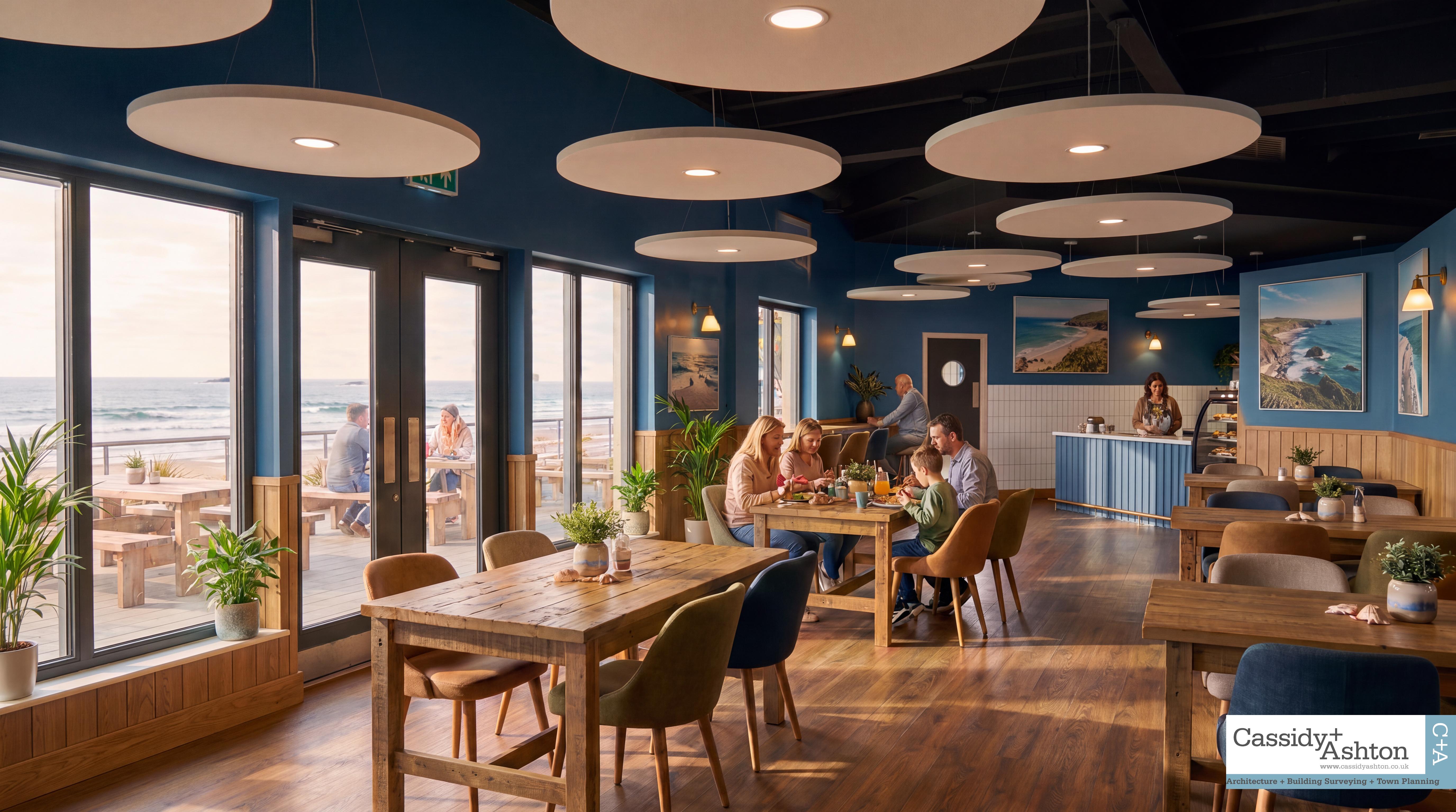 Marine hall cafe visual
