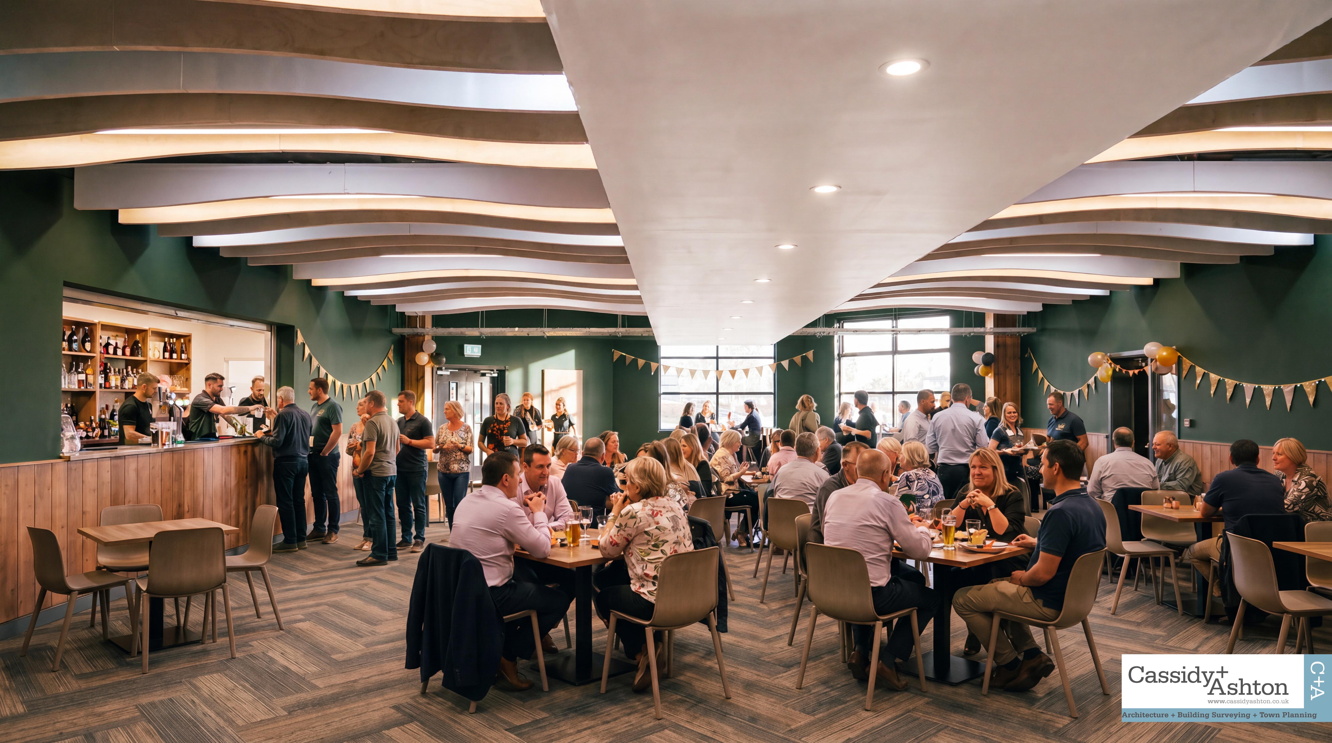 Marine hall function room visual
